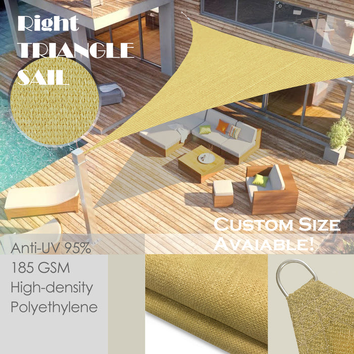 HDPE Curved-Edge Sail – Sand