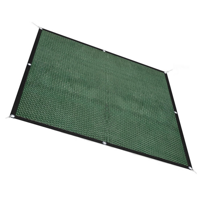 Garden Net with 75% UV Block Shade Cloth with Grommets – Dark Green