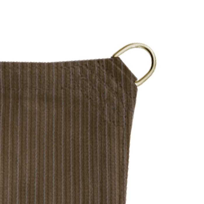 HDPE Triangle Sun Shade Sail – Brown