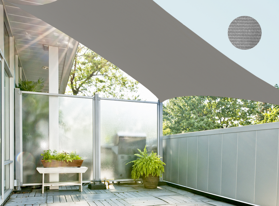HDPE Curved-Edge Sail – Grey