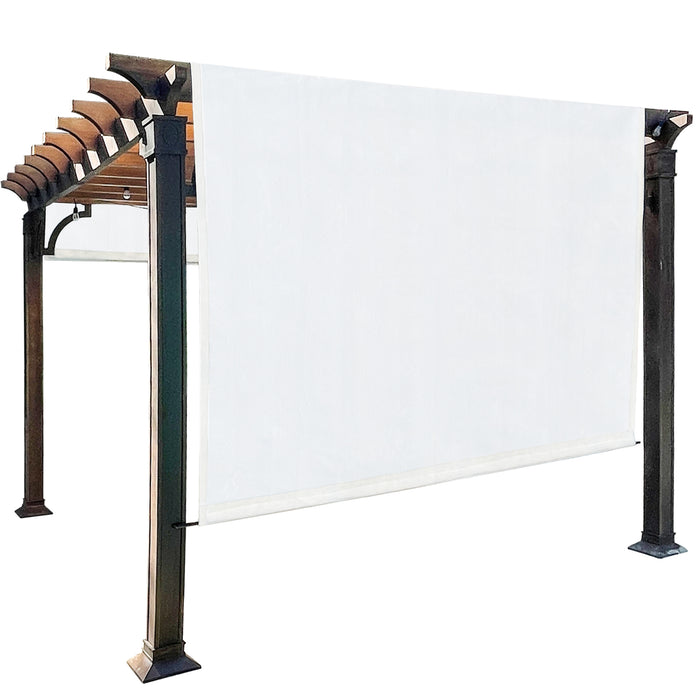 HDPE Pergola Cover with Rod Pockets – White