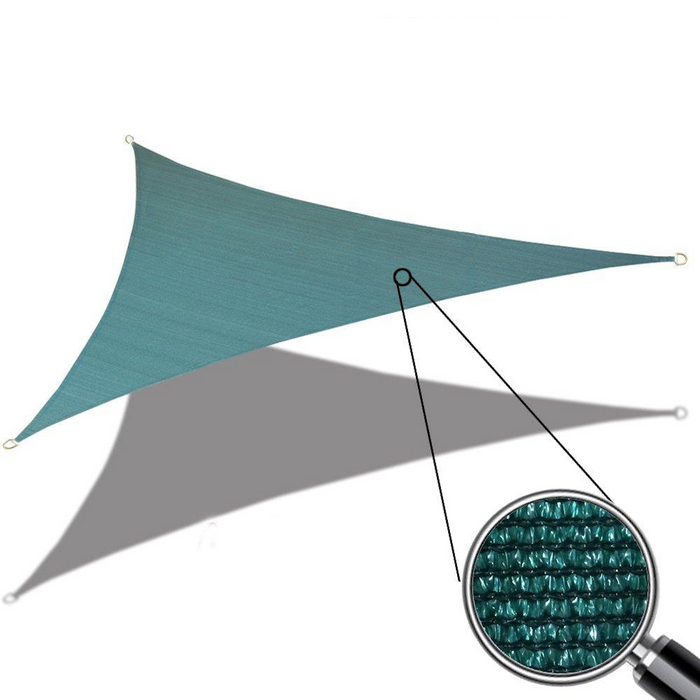 HDPE Triangle Sun Shade Sail – Green