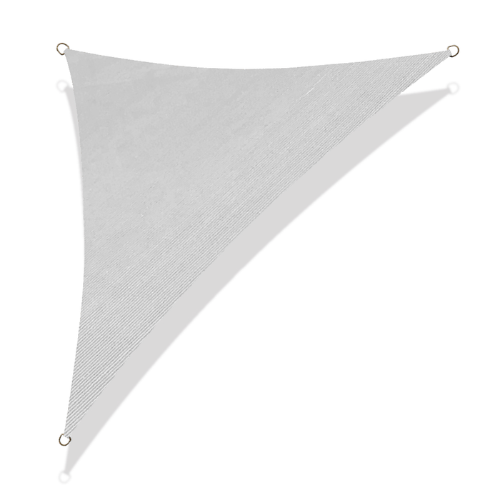HDPE Triangle Sun Shade Sail – Smoke Tan