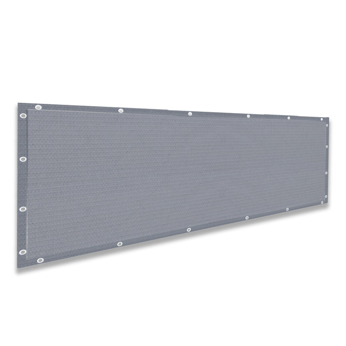Commercial Balcony Windscreen Fence Privacy Screen Cover – Grey