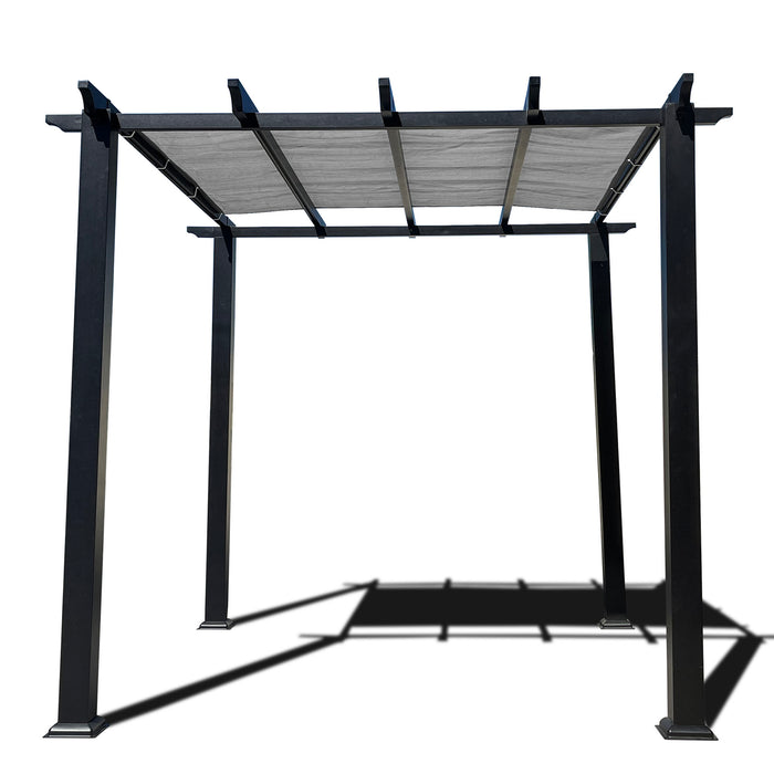 HDPE Pergola & Patio Sun Shade Cover Panel 90% Shade Cloth with Grommets – Grey