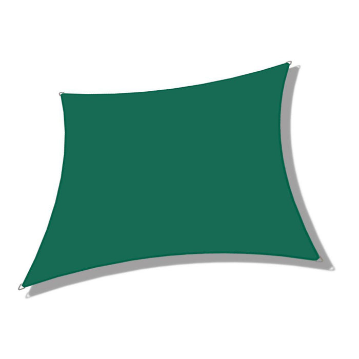 Waterproof Curved-Edge Square Sail – Forest Green