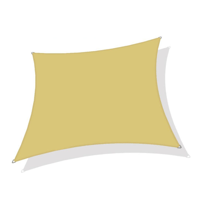 Waterproof Curved-Edge Square Sail – Desert Sand