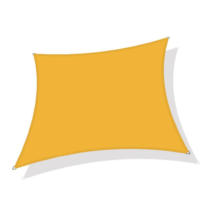 Waterproof Curved-Edge Square Sail – Mango Yellow