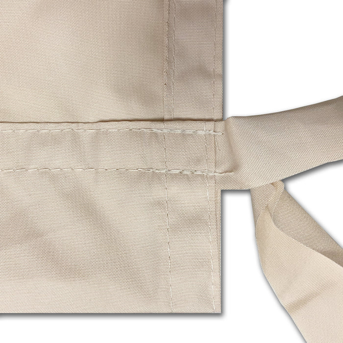 Waterproof Pergola Shade Cover Replacement Canopy with Rod Pockets – Beige