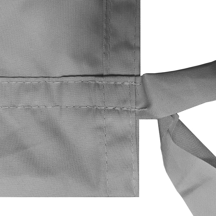 Waterproof Pergola Shade Cover Replacement Canopy with Rod Pockets – Grey