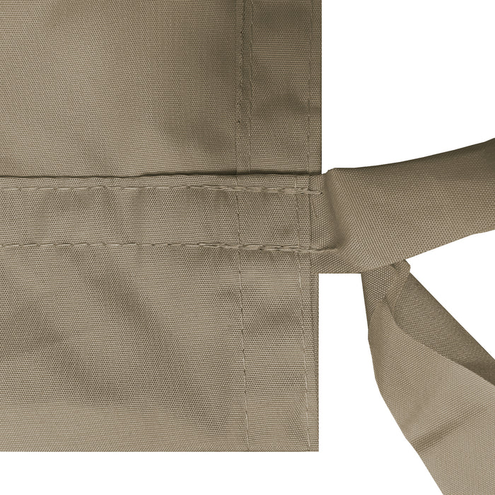 Waterproof Pergola Cover with Rod Pockets – Muddy Water