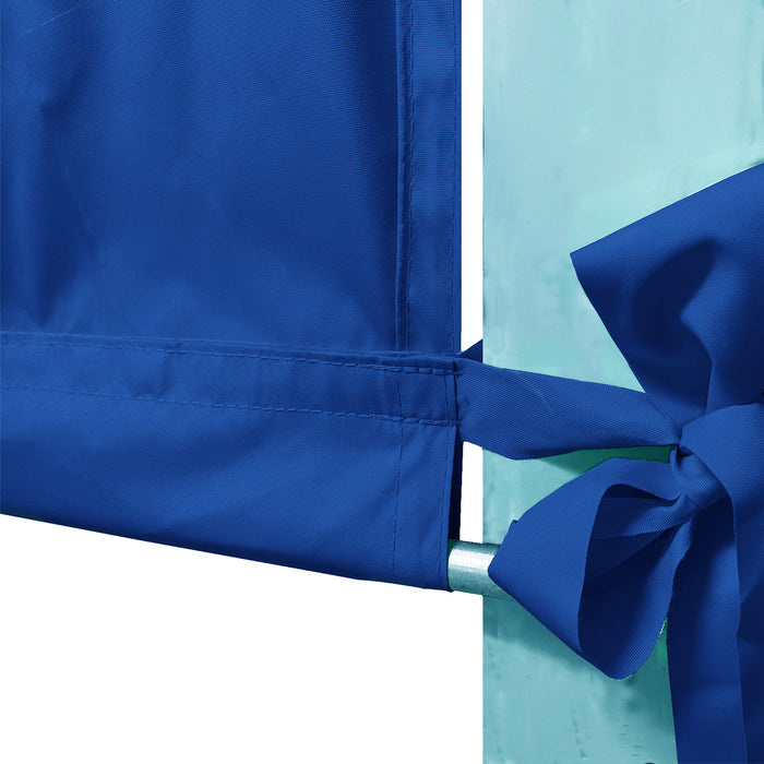 Waterproof Pergola Shade Cover Replacement Canopy with Rod Pockets – Royal Blue