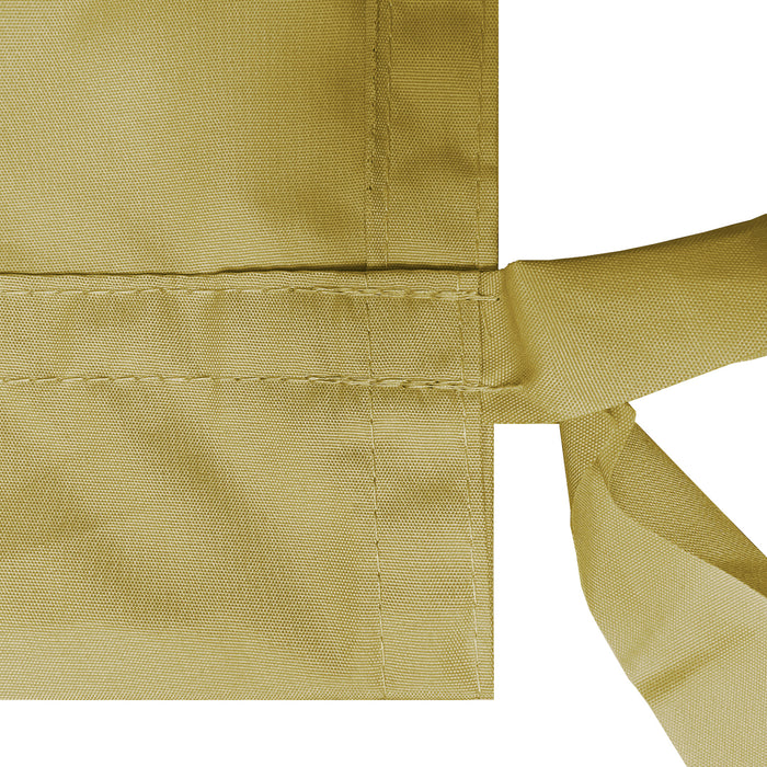 Waterproof Pergola Shade Cover Replacement Canopy with Rod Pockets – Sand
