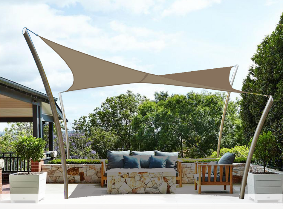 Waterproof Curved-Edge Rectangle Sail – Muddy Water