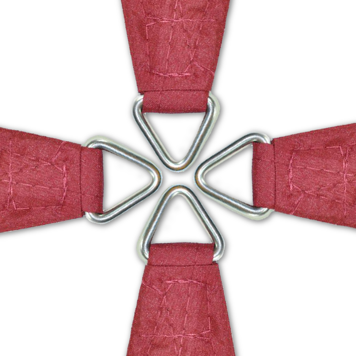 Waterproof Curved-Edge Rectangle Sail – Burgundy Red