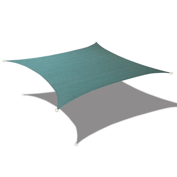 Waterproof Curved-Edge Square Sail – Forest Green
