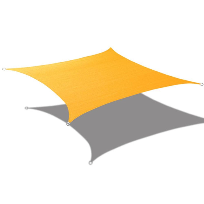 Waterproof Curved-Edge Square Sail – Mango Yellow