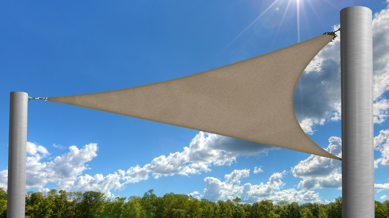 Waterproof Curved-Edge Triangle Sail – Muddy Water