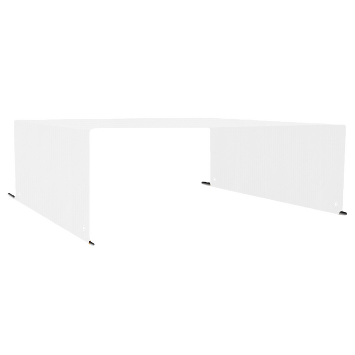 HDPE Pergola Cover with Rod Pockets – White