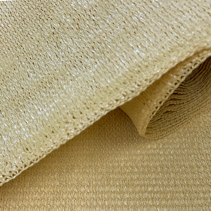 HDPE Breathable Pergola Shade Cover Replacement with Rod Pockets - Sand