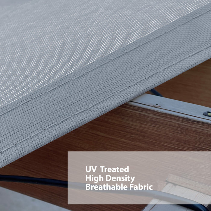 90% UV-Block PVC Coated Heavy Duty Shade Cover 3% Opening, FR-rated