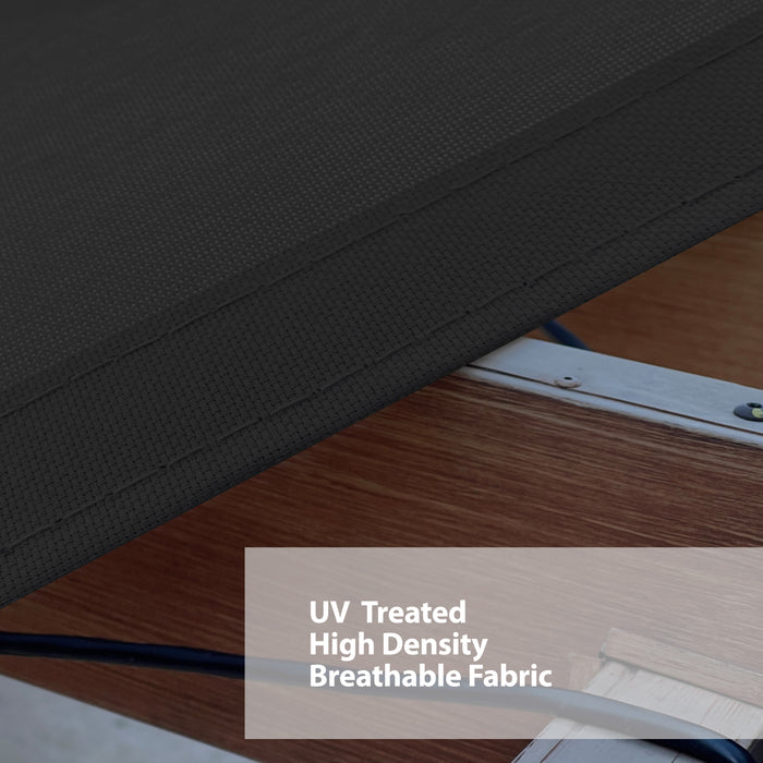 90% UV-Block PVC Coated Heavy Duty Shade Cover 3% Opening, FR-rated