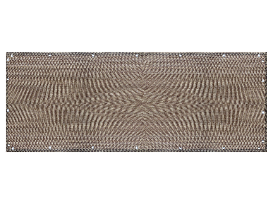 Commercial Balcony Windscreen Fence Privacy Screen Cover – Walnut