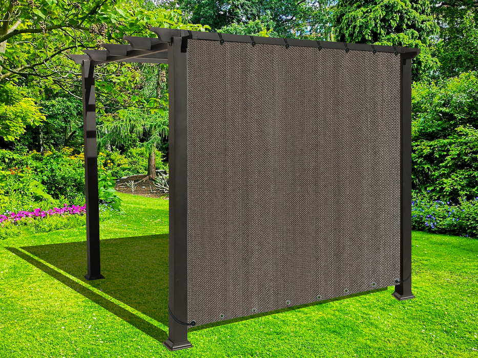 HDPE Sun Shade Cover Panel with 2-Side Grommets – Brown