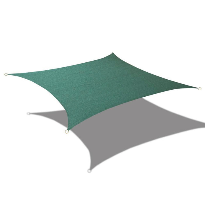 Breathable Curved-Edge Sun Shade Sail Canopy Cover – Green