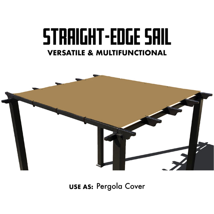 HDPE Straight-Edge Rectangle Sail – Walnut