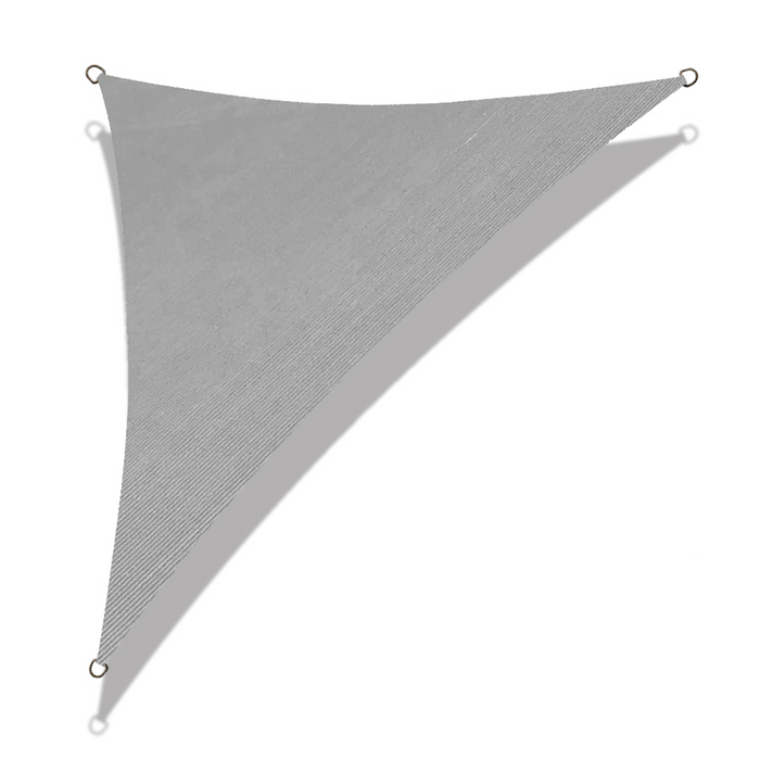 HDPE Triangle Sun Shade Sail – Grey
