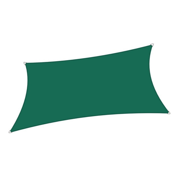 Waterproof Curved-Edge Rectangle Sail – Forest Green