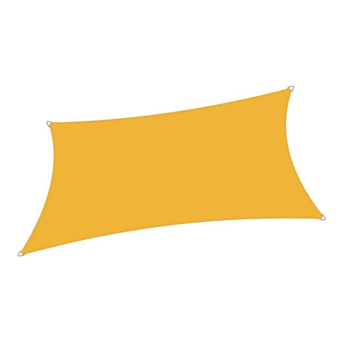 Waterproof Curved-Edge Rectangle Sail – Mango Yellow