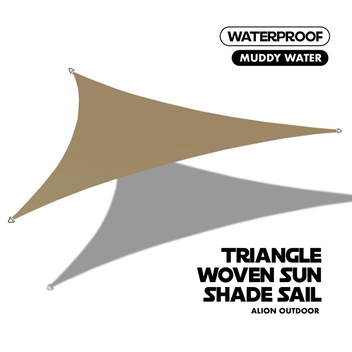 Waterproof Curved-Edge Triangle Sail – Muddy Water