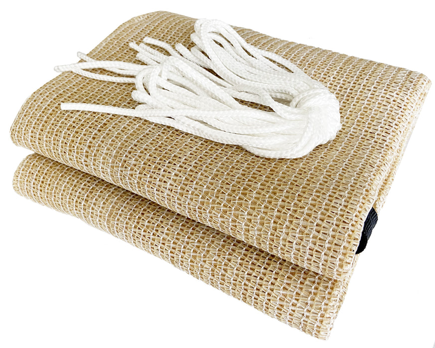 Garden Net with 50% UV Block Shade Cloth with Grommets – Beige